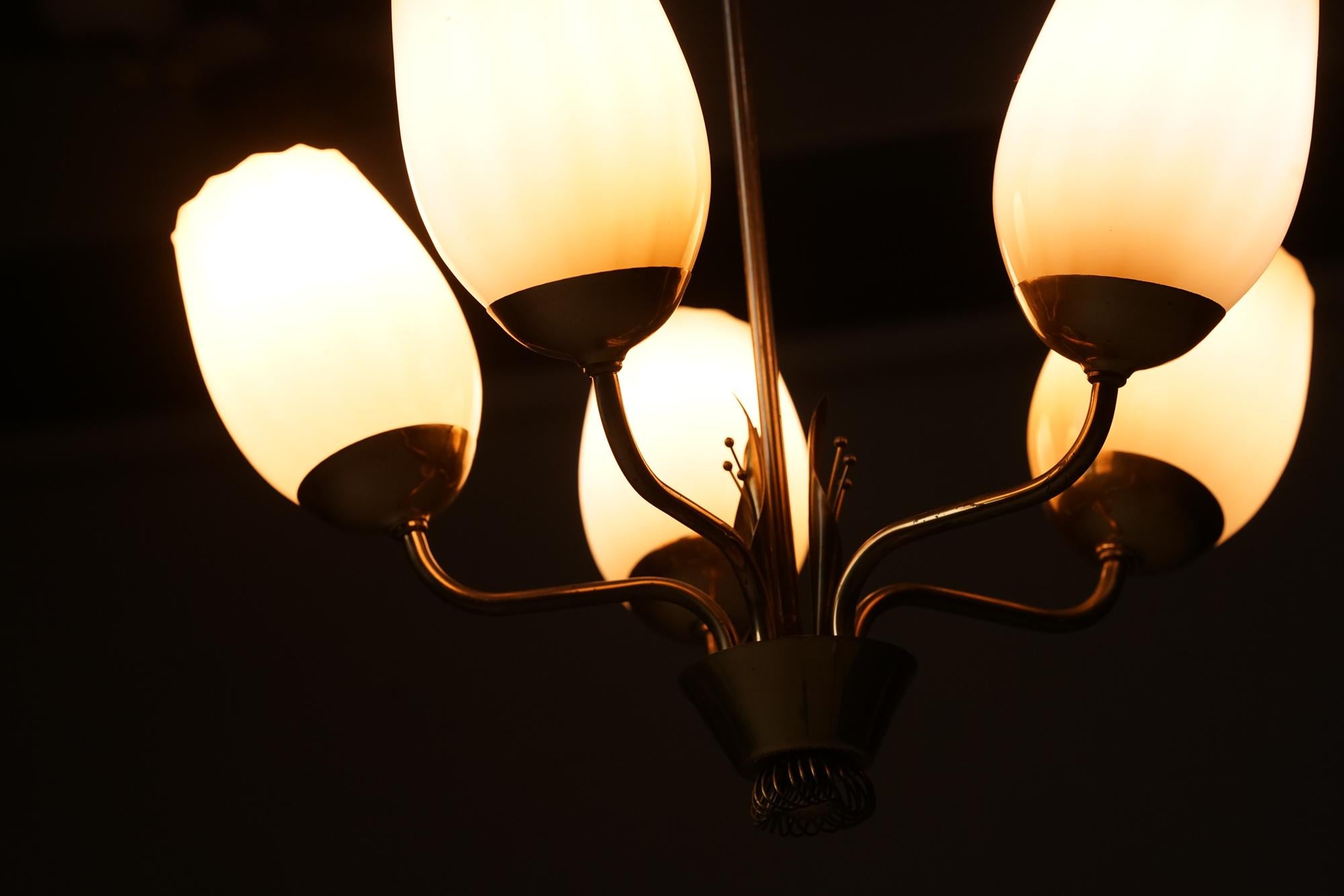 Lampadario The Modern Scandinavian, Mauri Almari, Idman Oy, anni '50 in vendita 3