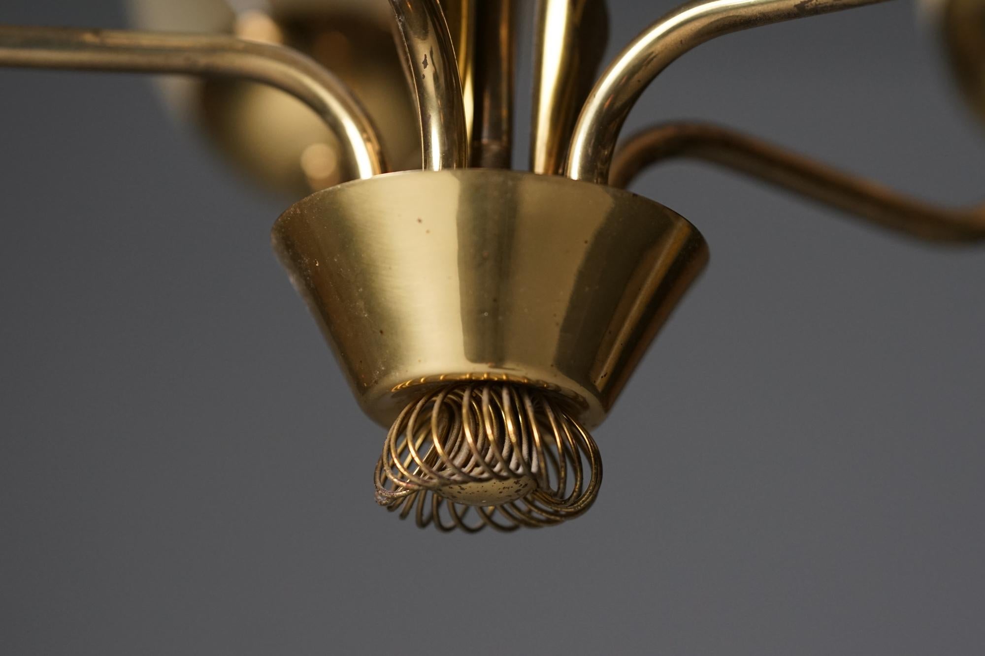 Scandinavo moderno Lampadario The Modern Scandinavian, Mauri Almari, Idman Oy, anni '50 in vendita