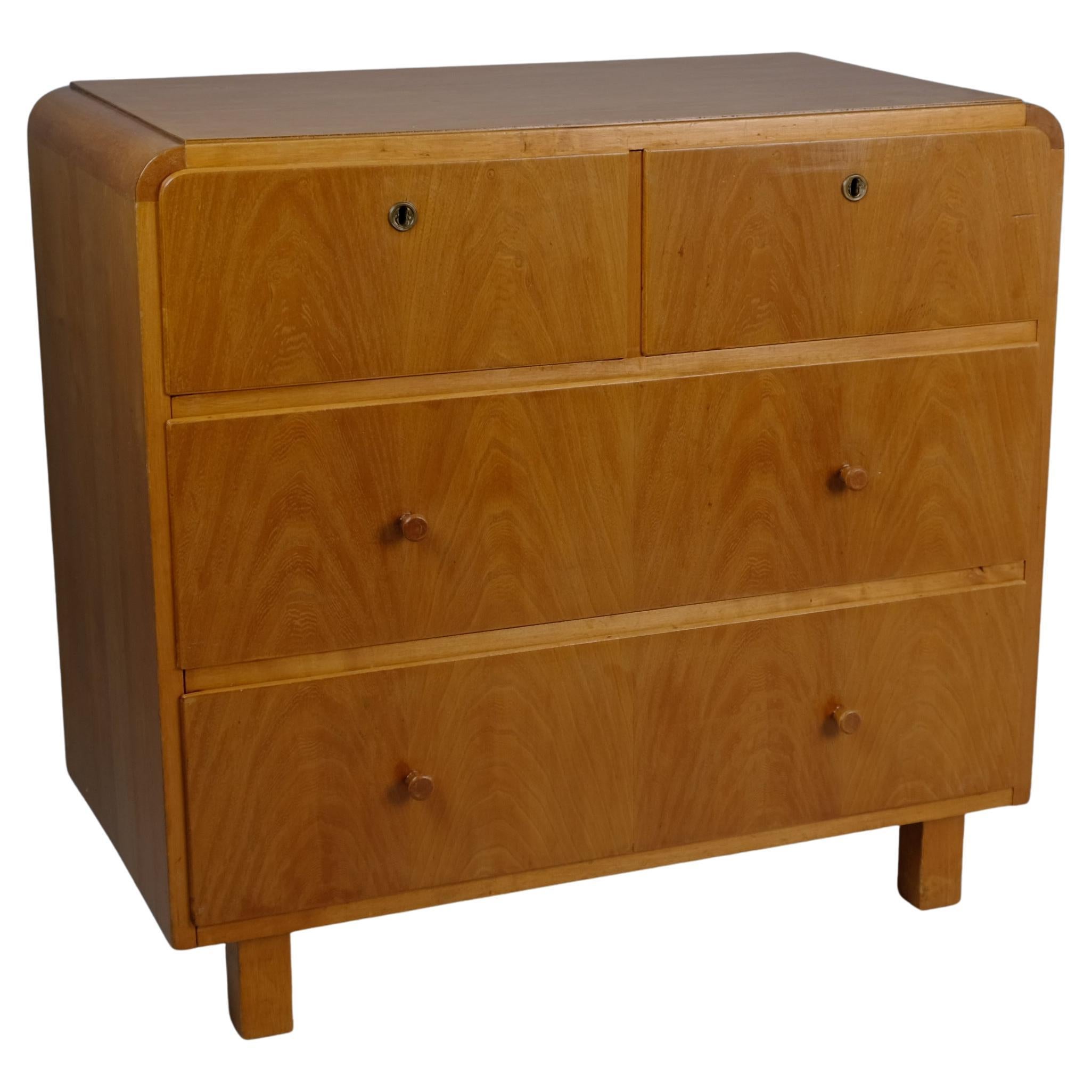 Scandinavian Modern Chest of Drawers in Birch, Finland 1950s