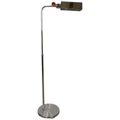 Scandinavian Modern Chrome Floor Lamp Ewå, Sweden, 1970s