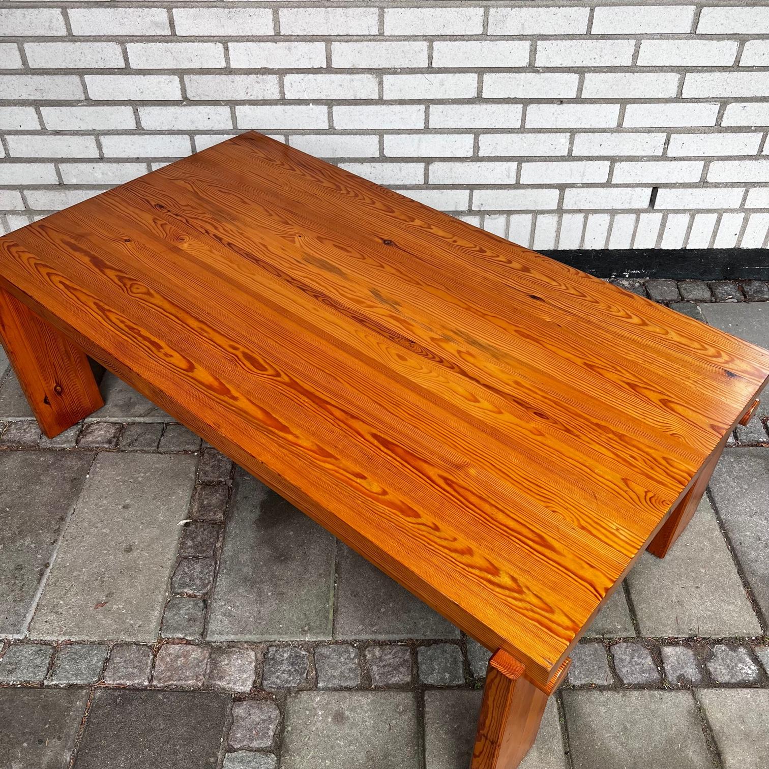 Swedish Scandinavian Modern Coffee Table by Yngve Ekström for Swedese, 1970s For Sale