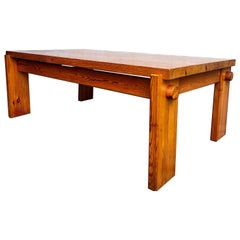 Mesa de centro moderna escandinava de Yngve Ekström para Swedese, años 70