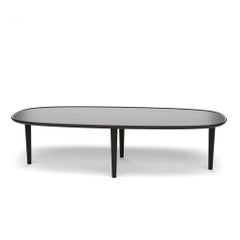 Scandinavian Modern Coffee Table 'Fiori' 140, Black Oak