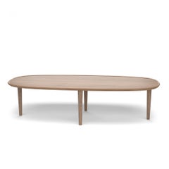 Scandinavian Modern Coffee Table 'Fiori' 140, Dark Oak