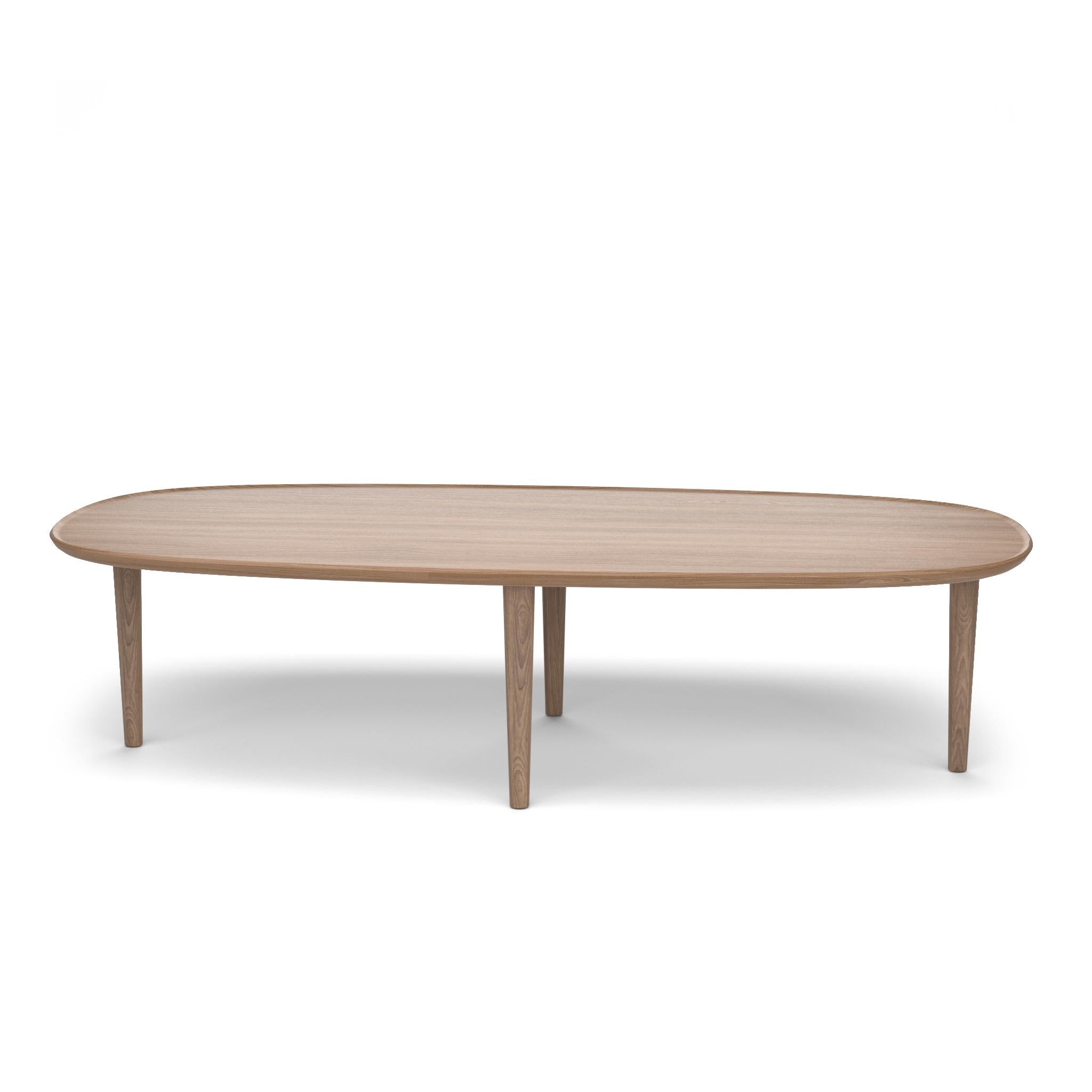 XXIe siècle et contemporain Table basse scandinave moderne « Fiori » 140, en chêne en vente
