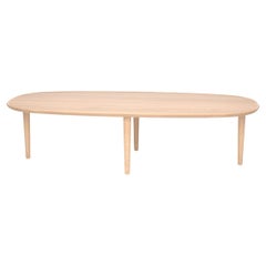 Tavolino moderno scandinavo 'Fiori' 140, Oak