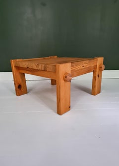 Scandinavian Modern Coffee Table in Pine by Yngve Ekström