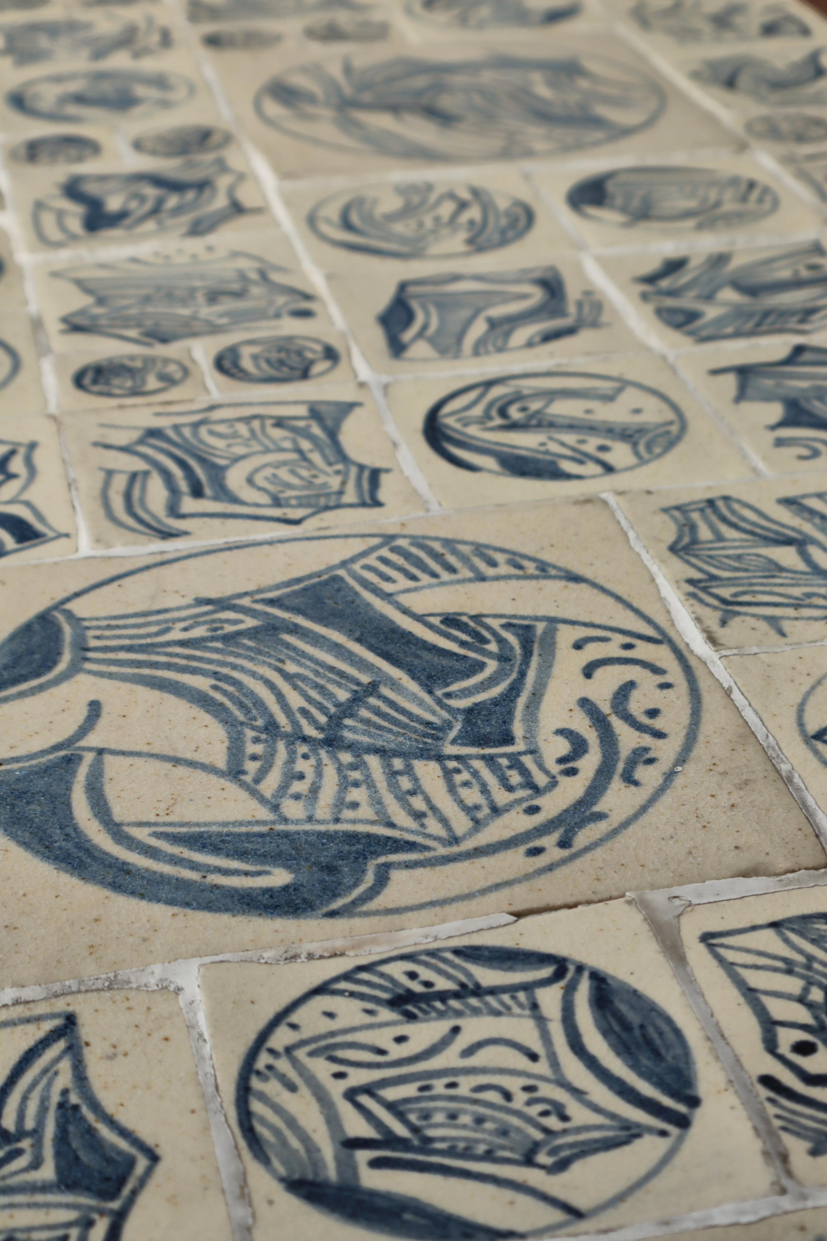 Scandinavian Modern Coffee Table in Teak & Ceramic Tiles by Søren Horn, 1950s en venta 5