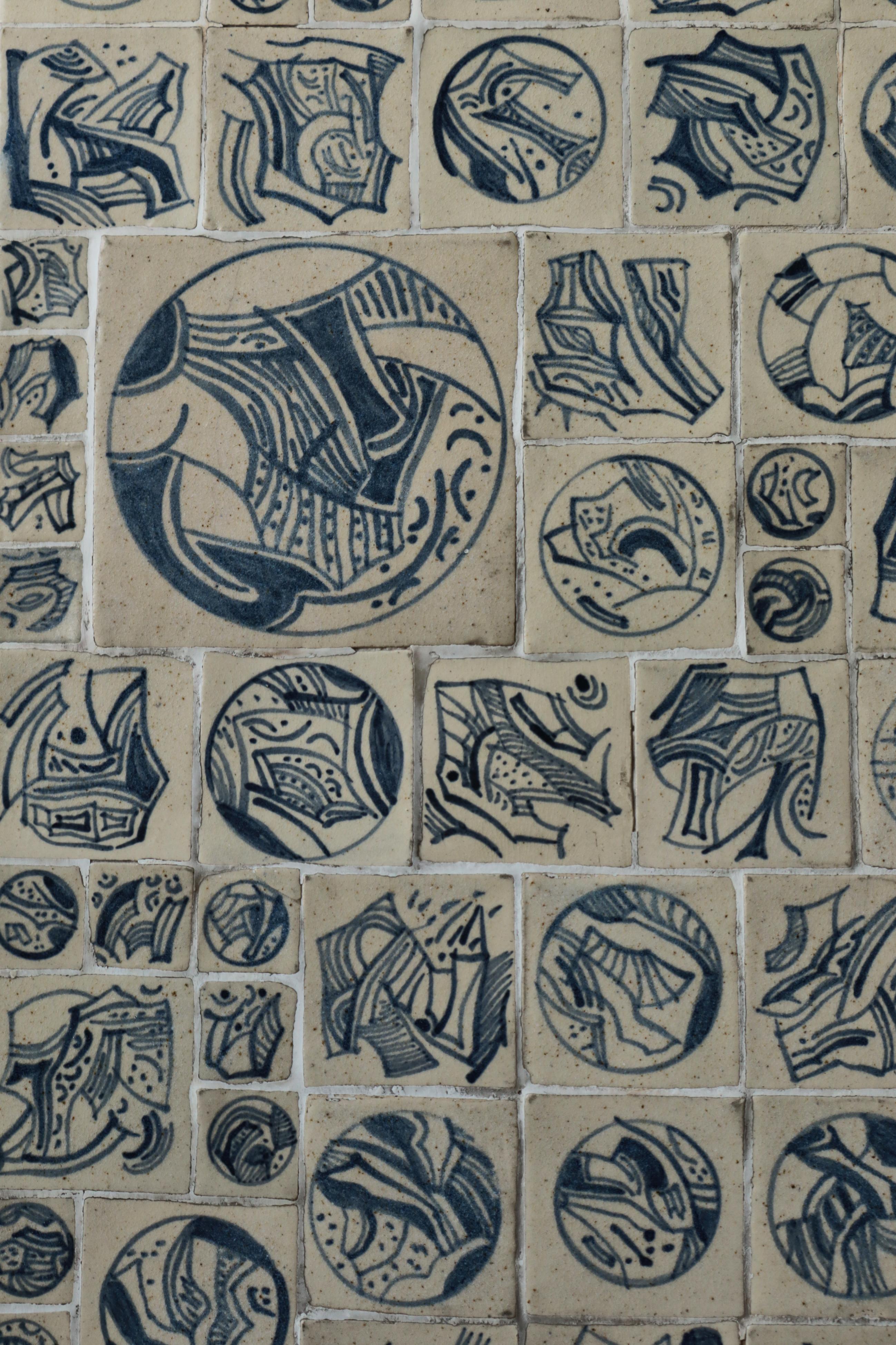 Scandinavian Modern Coffee Table in Teak & Ceramic Tiles by Søren Horn, 1950s en venta 1