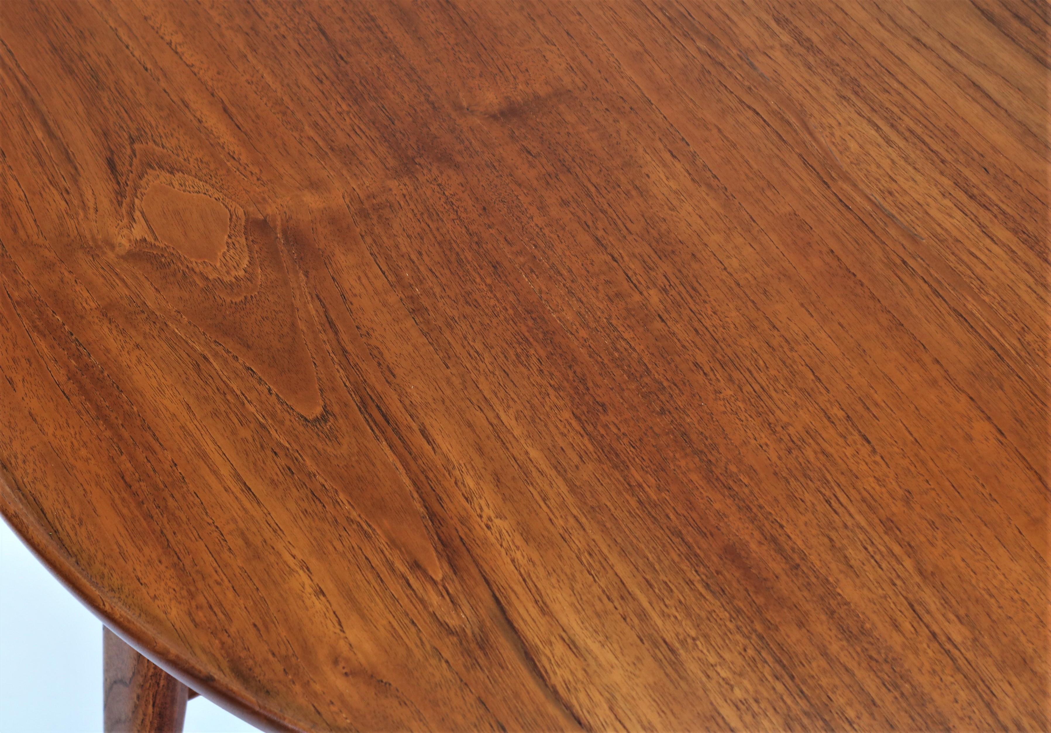 Mid-20th Century Scandinavian Modern Coffee Table in Teakwood by Ejner Larsen & A. Bender Madsen