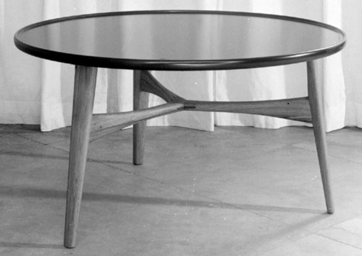 Scandinavian Modern Coffee Table in Teakwood by Ejner Larsen & A. Bender Madsen 3