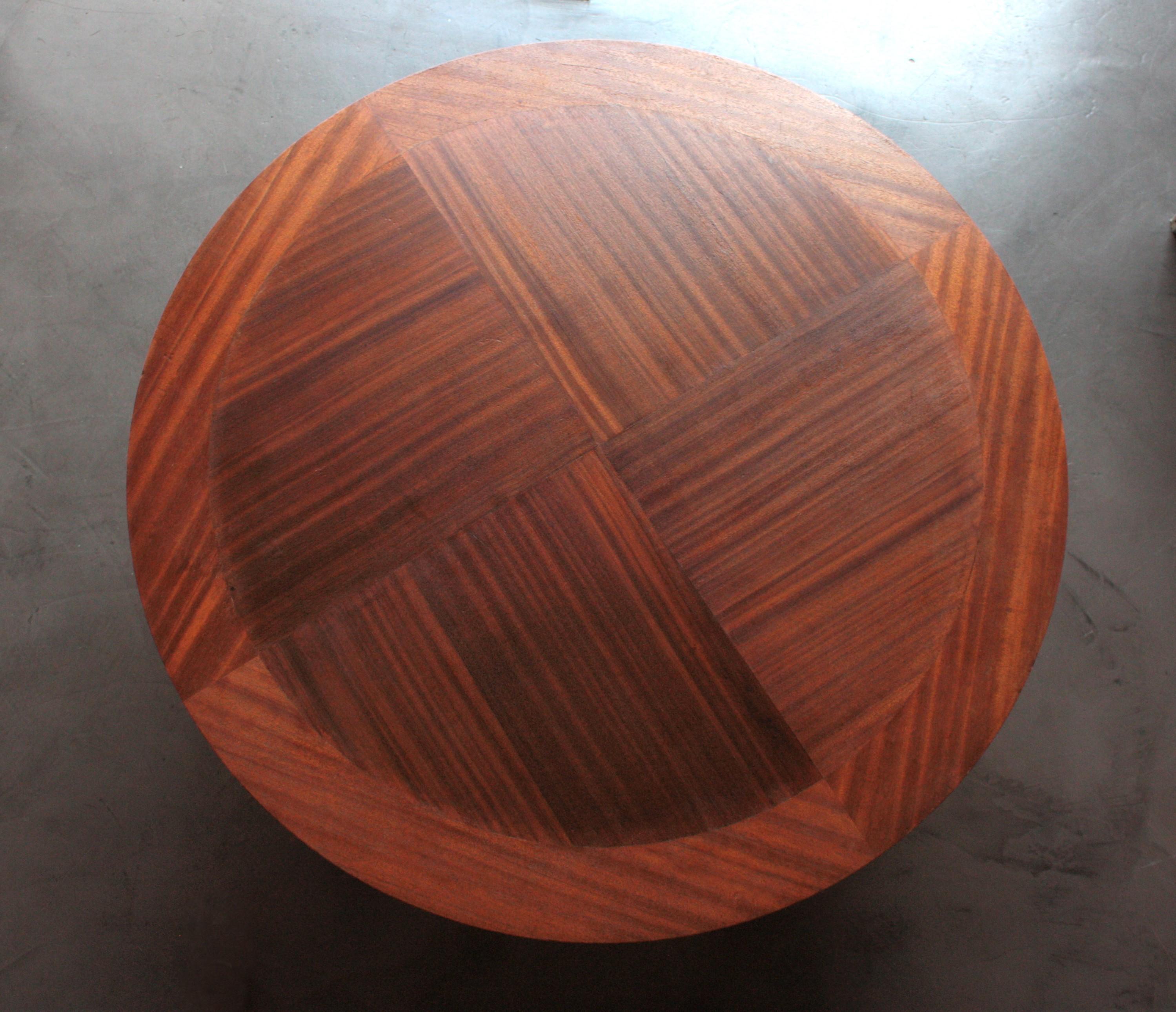 Table basse scandinave moderne en bois et en fer en vente 11
