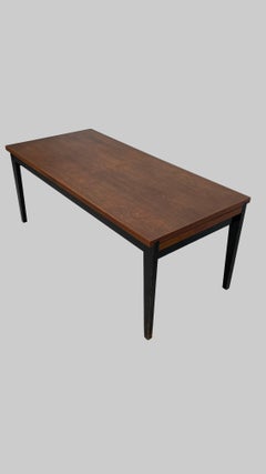 Scandinavian Modern Coffee Table with Black Tray, Finland, 1960s