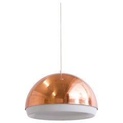 Scandinavian Modern Copper and Acrylic Model ES 254 Pendant by Itsu Oy, 1960s