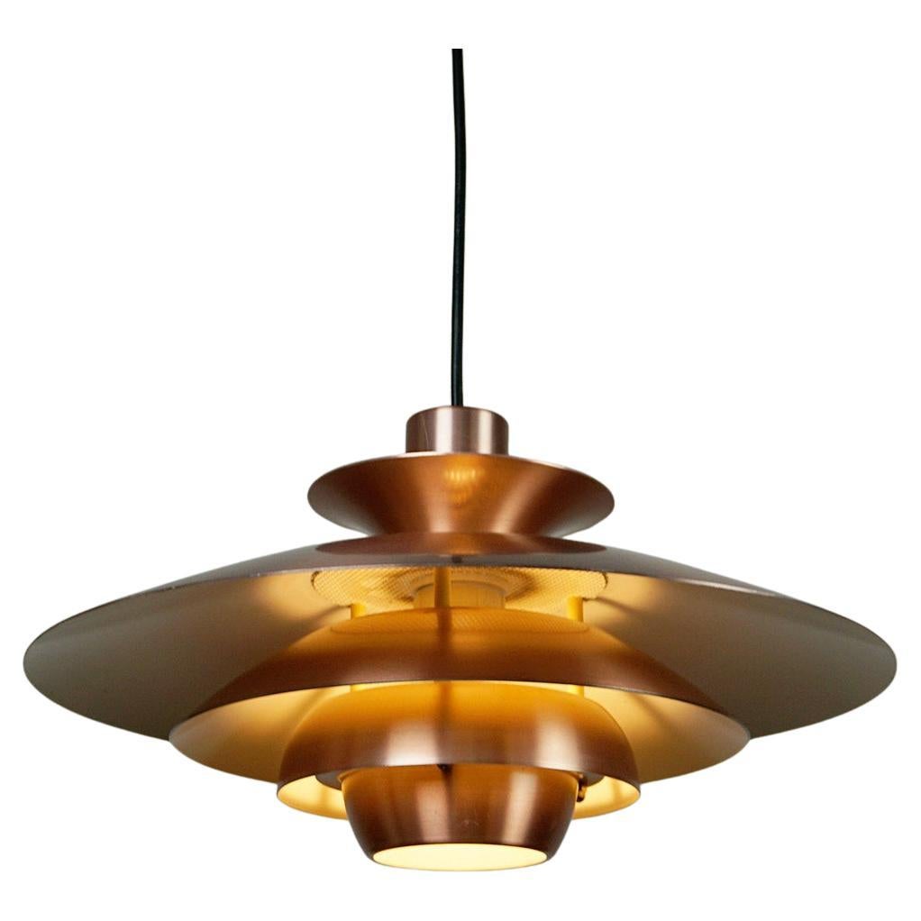 Scandinavian Modern Copper Pendant Lamp by Jeka Denmark