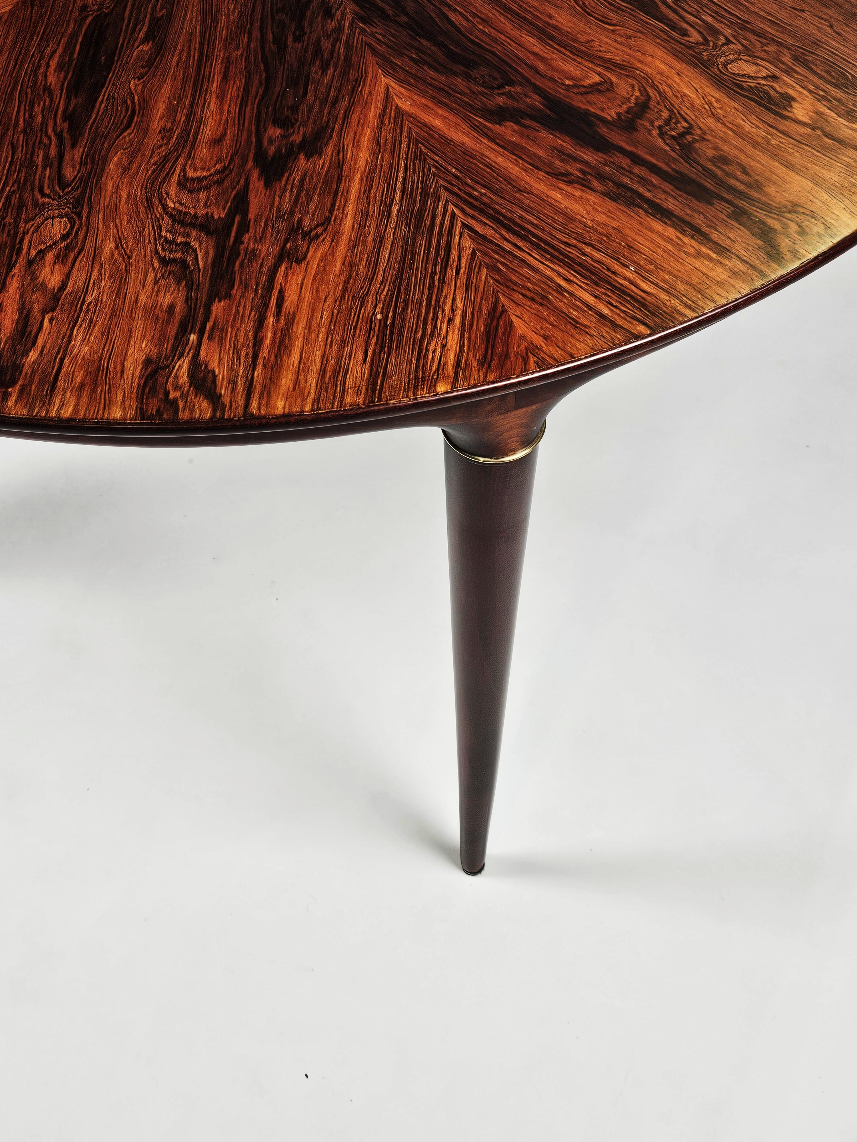 Scandinavian modern 'Cortina' dining table by Svante Skogh, Sweden, 1960s In Good Condition In Eskilstuna, SE
