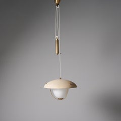 Colgante de contrapeso moderno escandinavo, Attr. Gunilla Jung, década de 1940