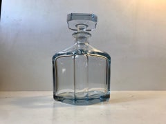 Scandinavian Modern Crystal Decanter by Strömbergshyttan, 1950s