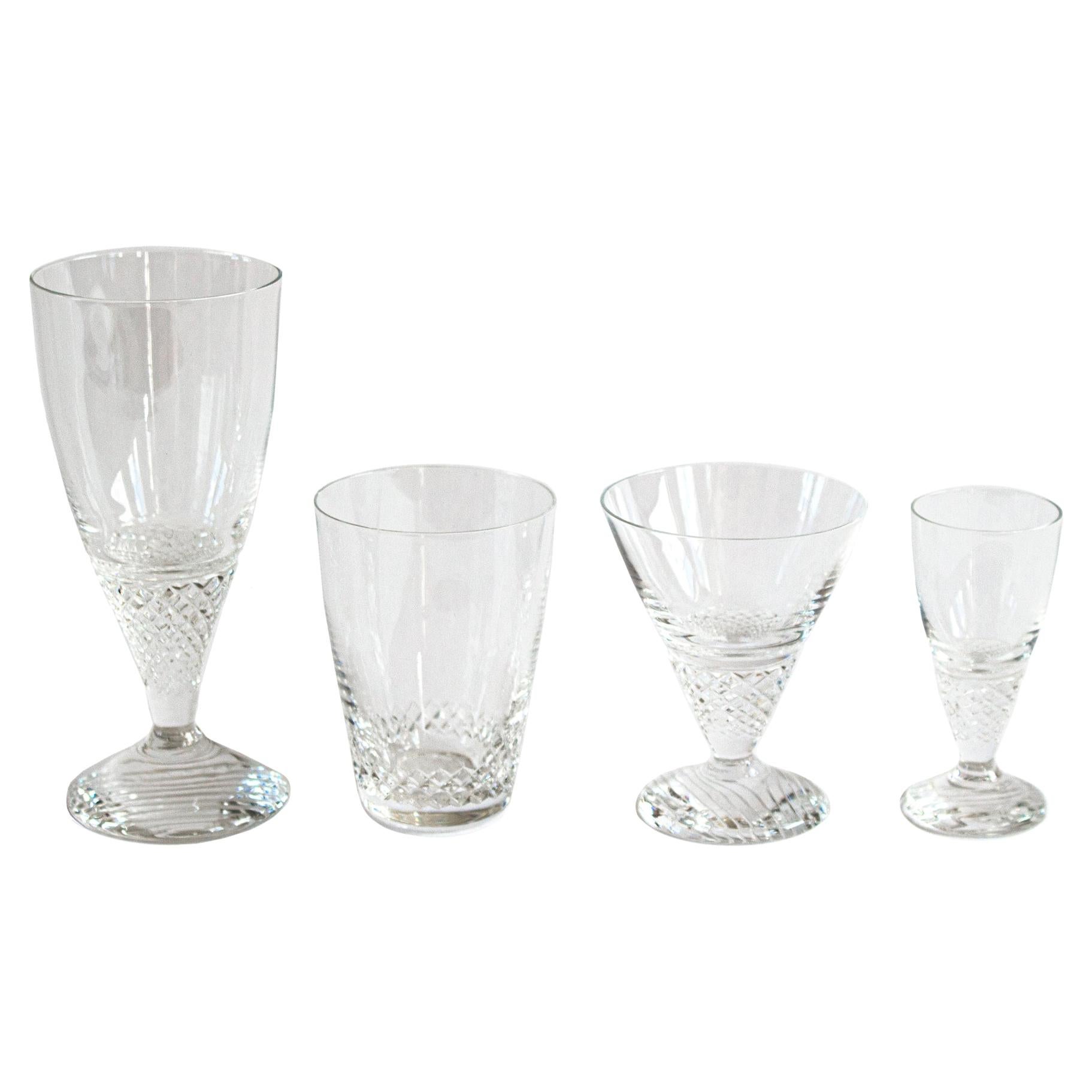 Scandinavian Modern Crystal Glass Designed by Ingeborg Lundin for Orrefors, 1959