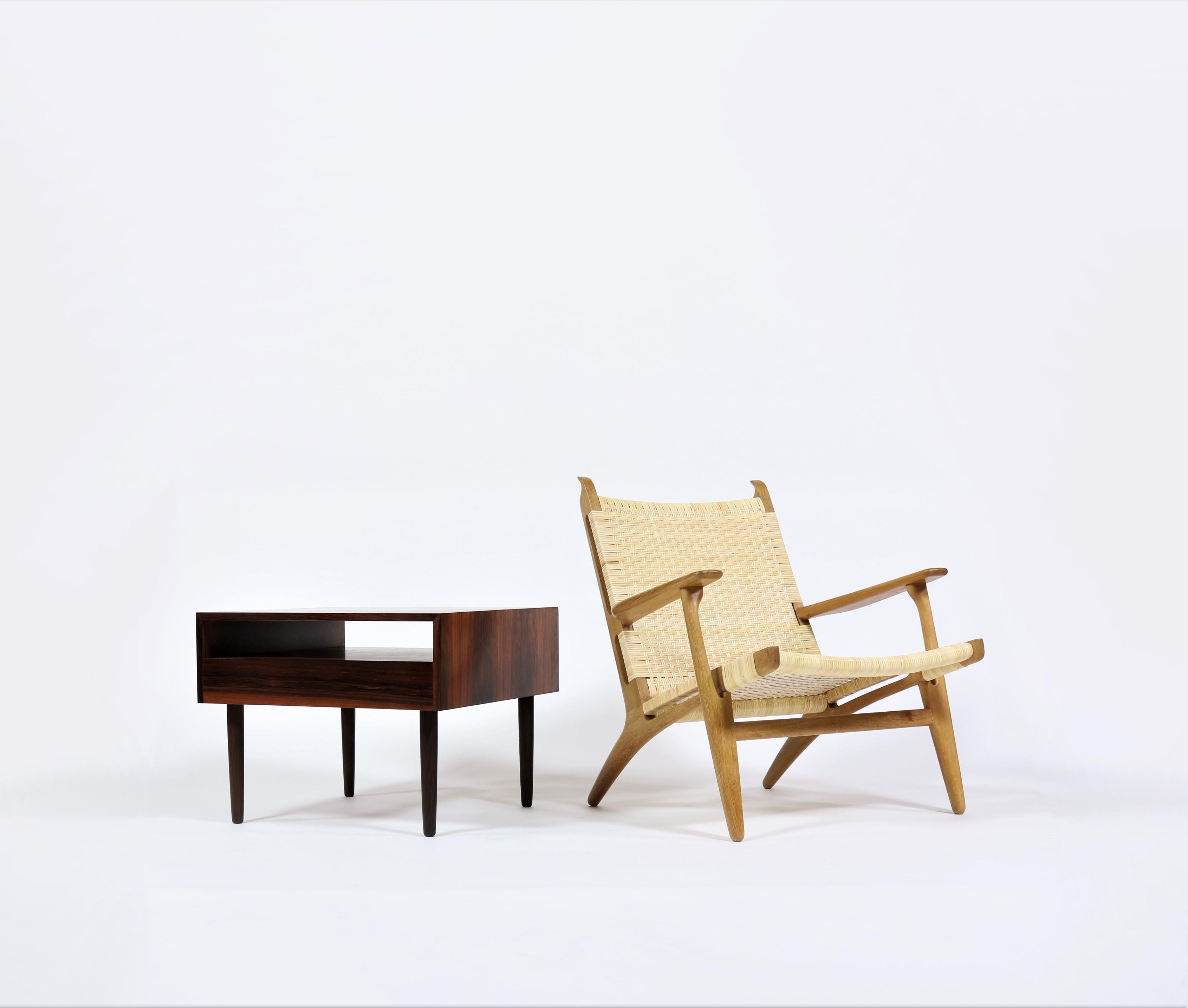 Scandinavian Modern Cubic Rosewood Side Table 1960s Danish Design 6