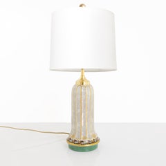 Scandinavian Modern Dahl-Jensen, Danish Art Deco Porcelain Lamp