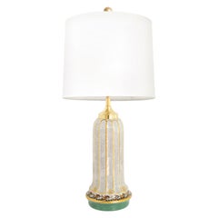 Scandinavian Modern Dahl-Jensen, Danish Art Deco Porcelain Lamp