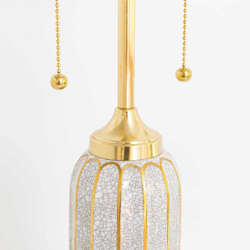 20th Century Scandinavian Modern Dahl-Jensen, Danish Art Deco Porcelain Lamps
