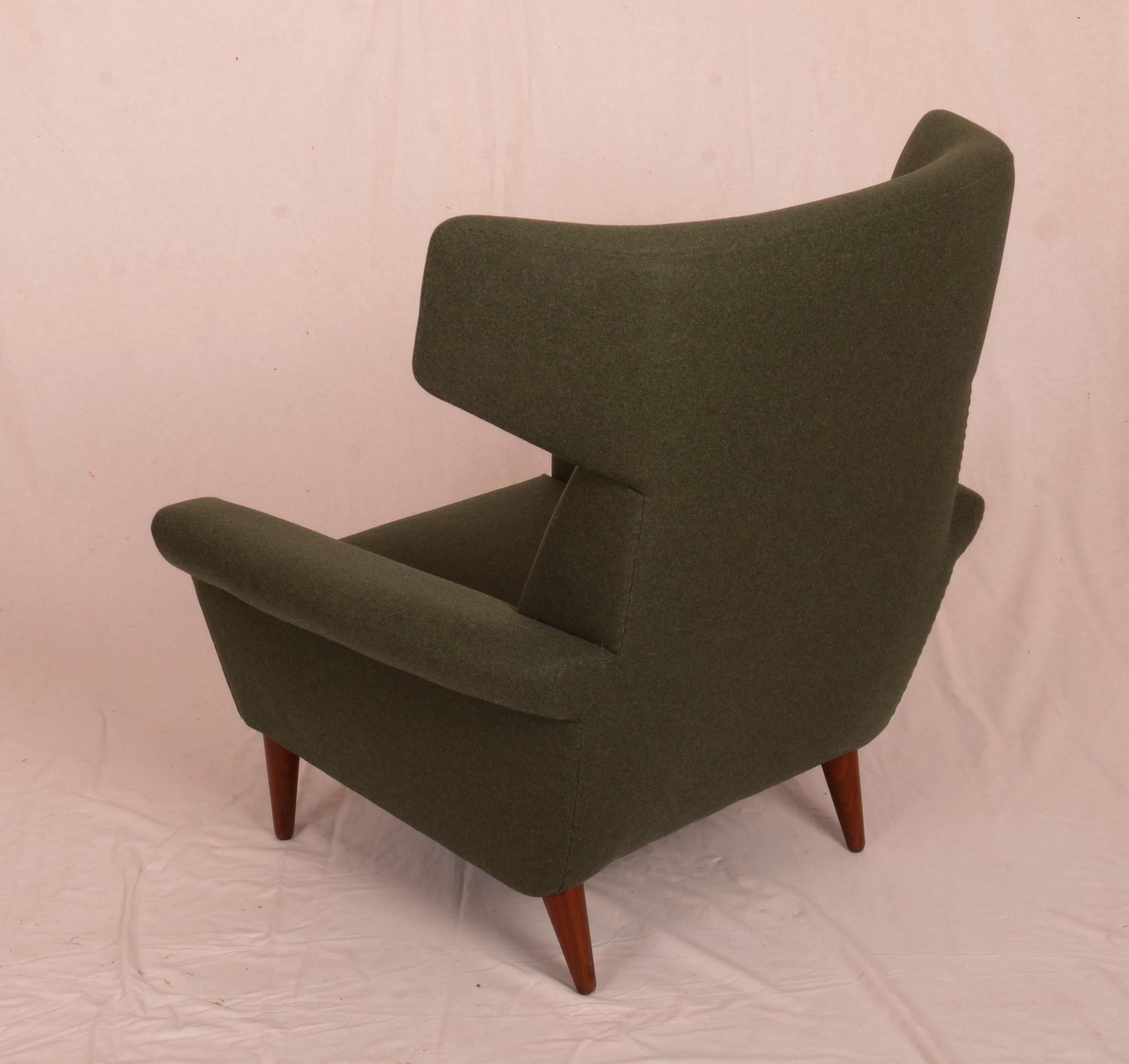 Scandinavian Modern Danish Lounge Chair Ox-Chair By Fredericia Møbler For Sale 5