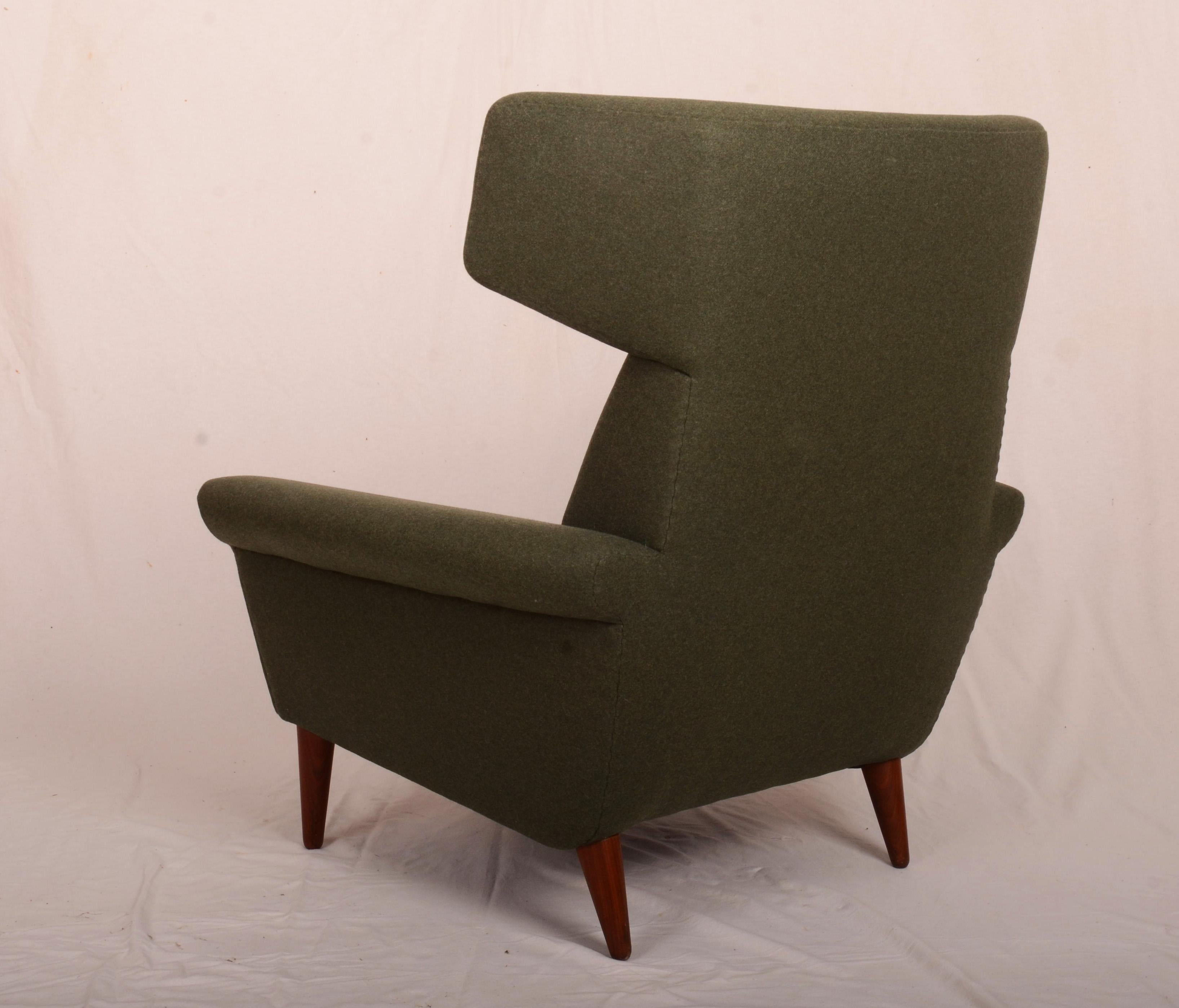 Scandinavian Modern Danish Lounge Chair Ox-Chair By Fredericia Møbler For Sale 6