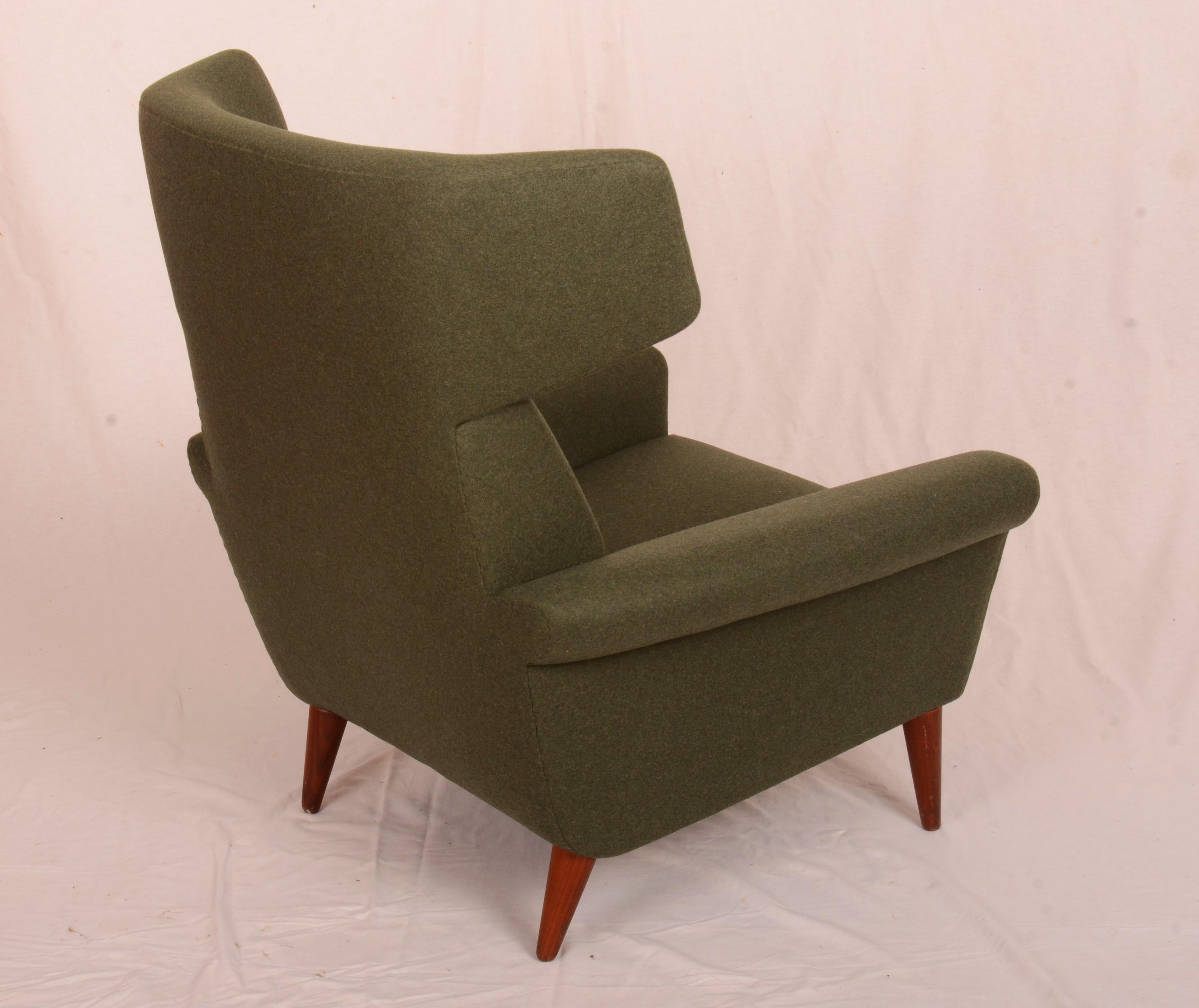 Scandinavian Modern Danish Lounge Chair Ox-Chair By Fredericia Møbler For Sale 8