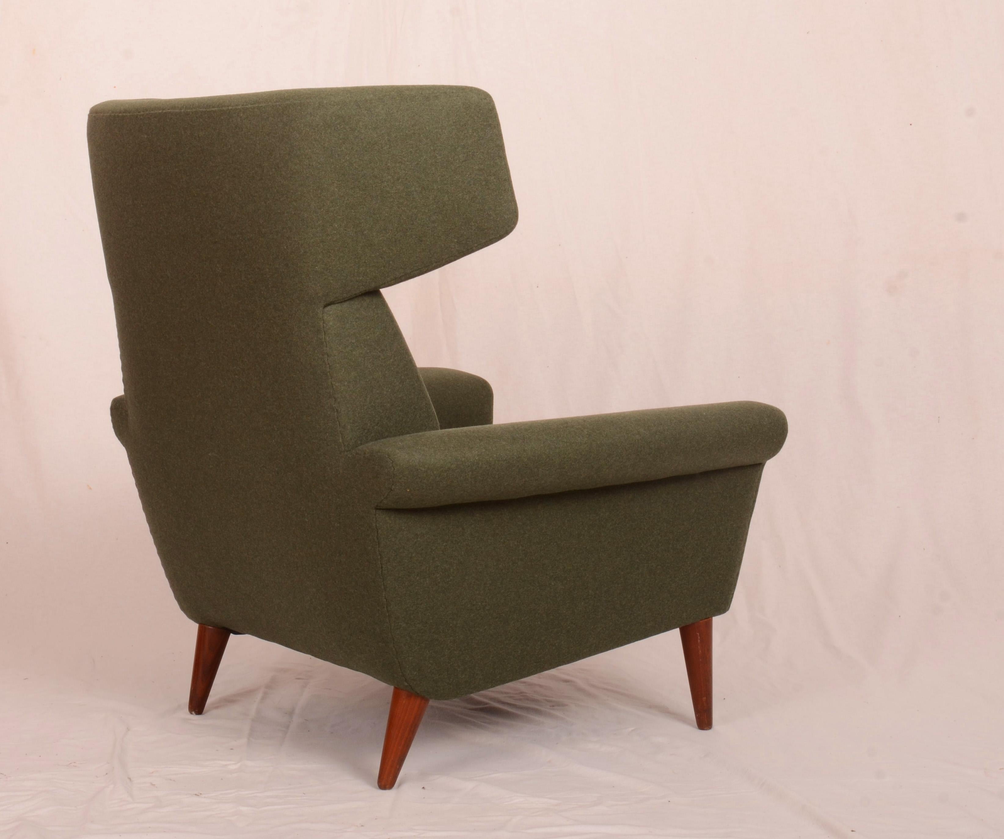 Scandinavian Modern Danish Lounge Chair Ox-Chair By Fredericia Møbler For Sale 9