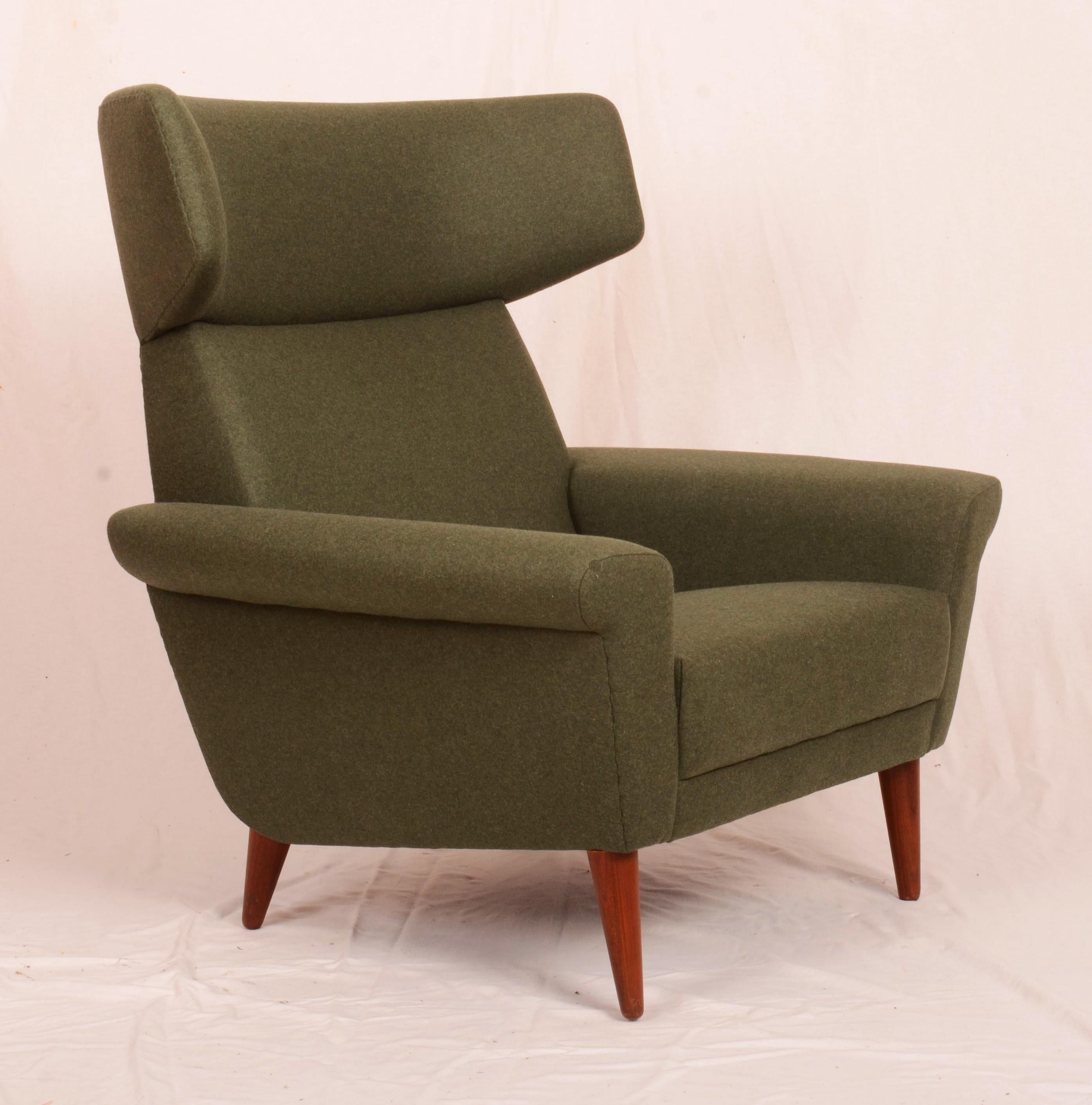 Scandinavian Modern Danish Lounge Chair Ox-Chair By Fredericia Møbler For Sale 11