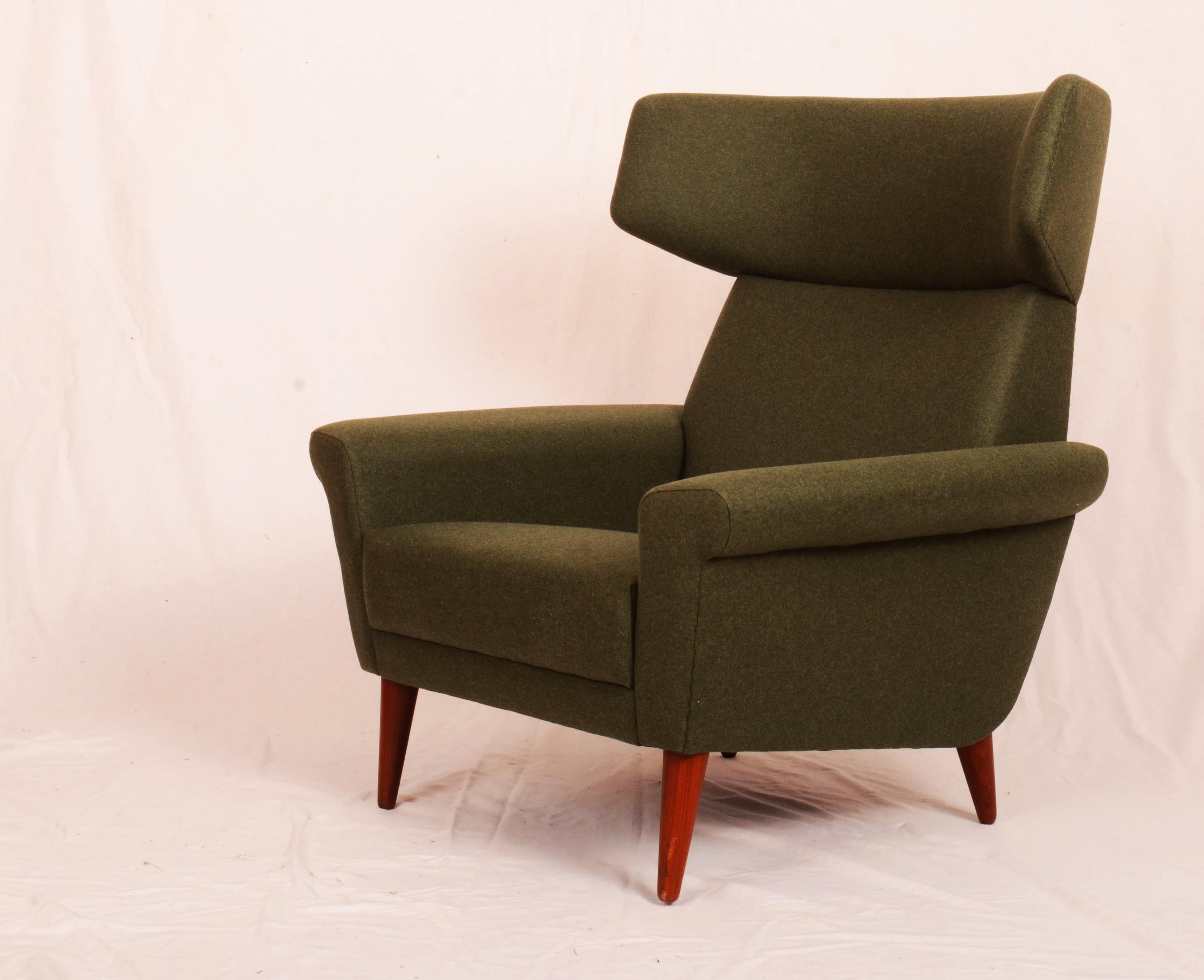 Scandinavian Modern Danish Lounge Chair Ox-Chair By Fredericia Møbler For Sale 3