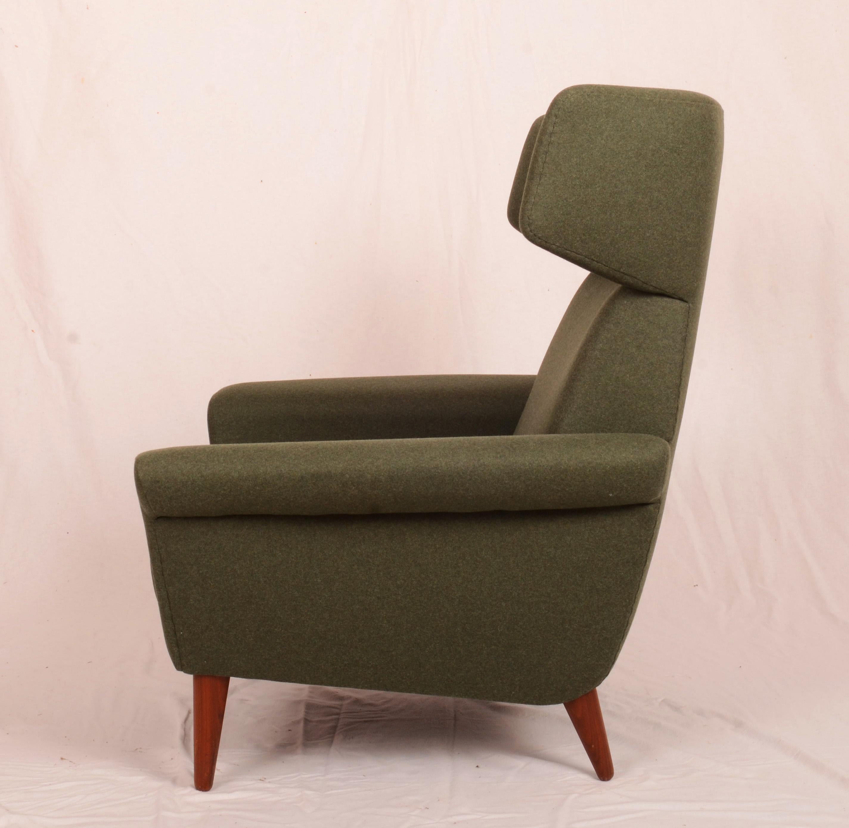 Scandinavian Modern Danish Lounge Chair Ox-Chair By Fredericia Møbler For Sale 4