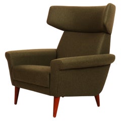 Scandinavian Modern Danish Lounge Chair Ox-Chair von Fredericia Møbler
