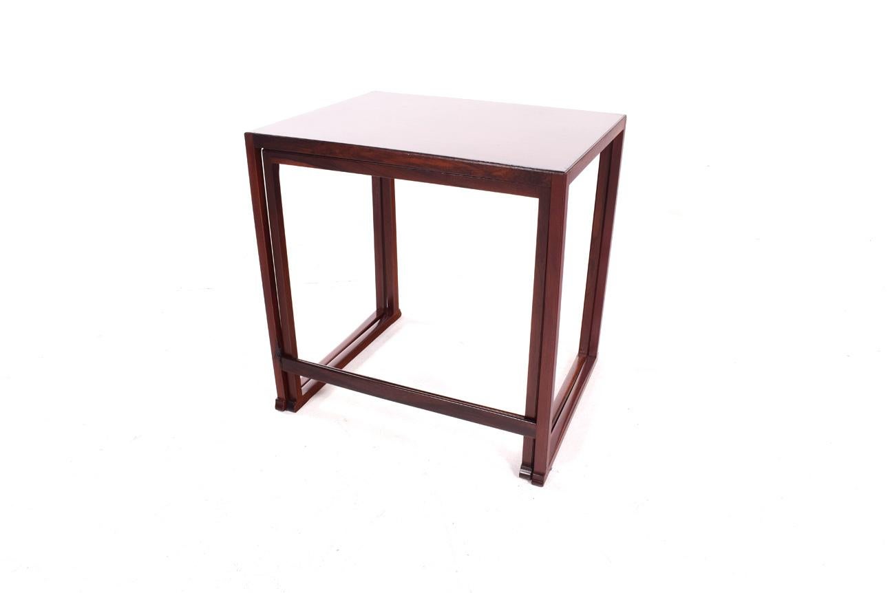 Scandinavian Modern Danish Nesting Tables in Rosewood 8