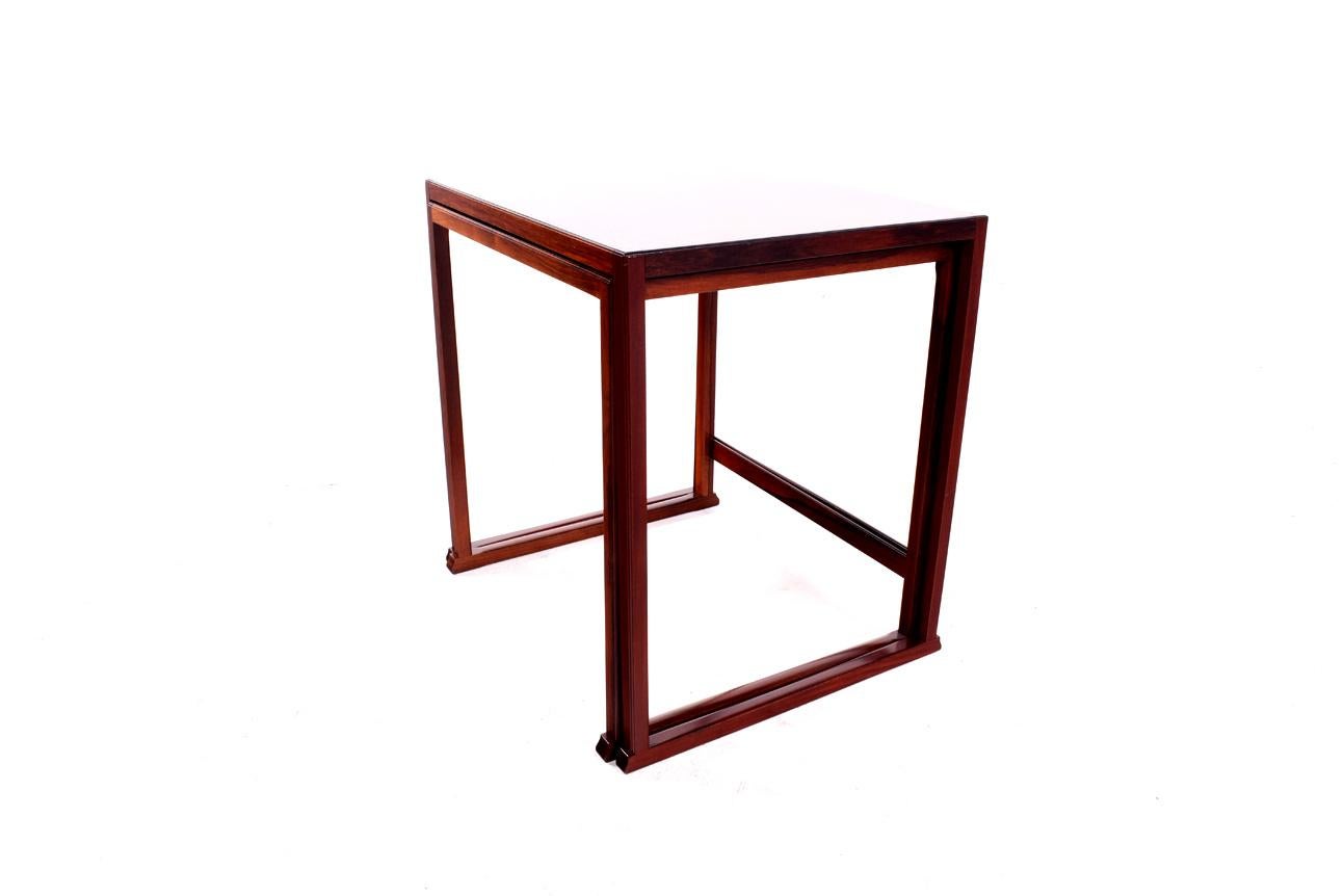 Mid-Century Modern Scandinavian Modern Danish Nesting Tables in Rosewood