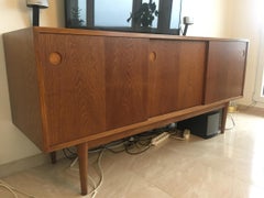 Scandinavian Modern Danish Sideboard, 1960 / Massive Oak