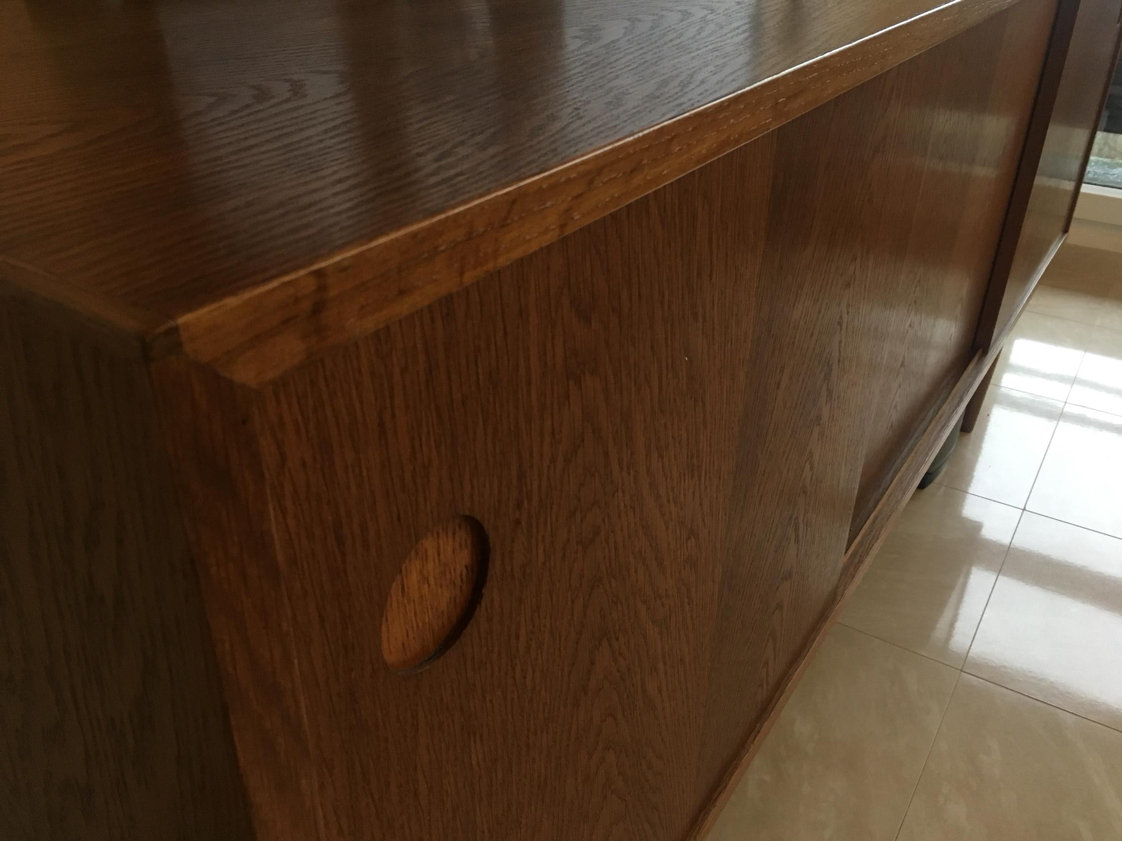 Mid-20th Century Scandinavian Modern Danish Sideboard, 1960 / Massive Oak For Sale