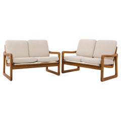 Scandinavian Modern Danish Teak Sofas, a Pair