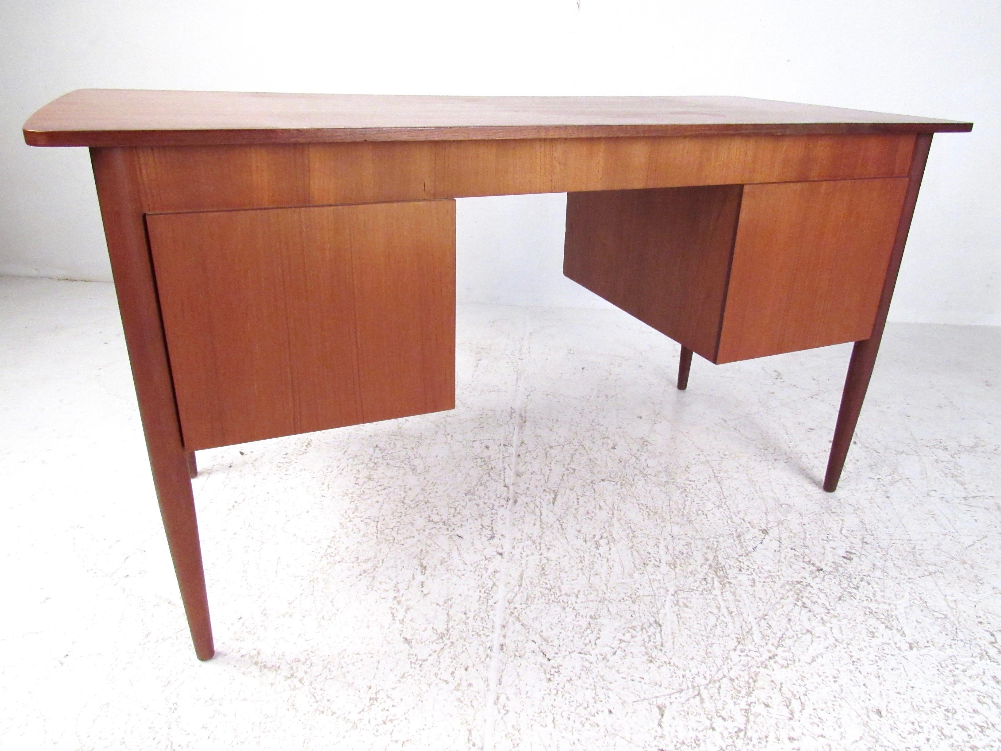 Mid-20th Century Scandinavian Modern Danish Teak Writing Desk