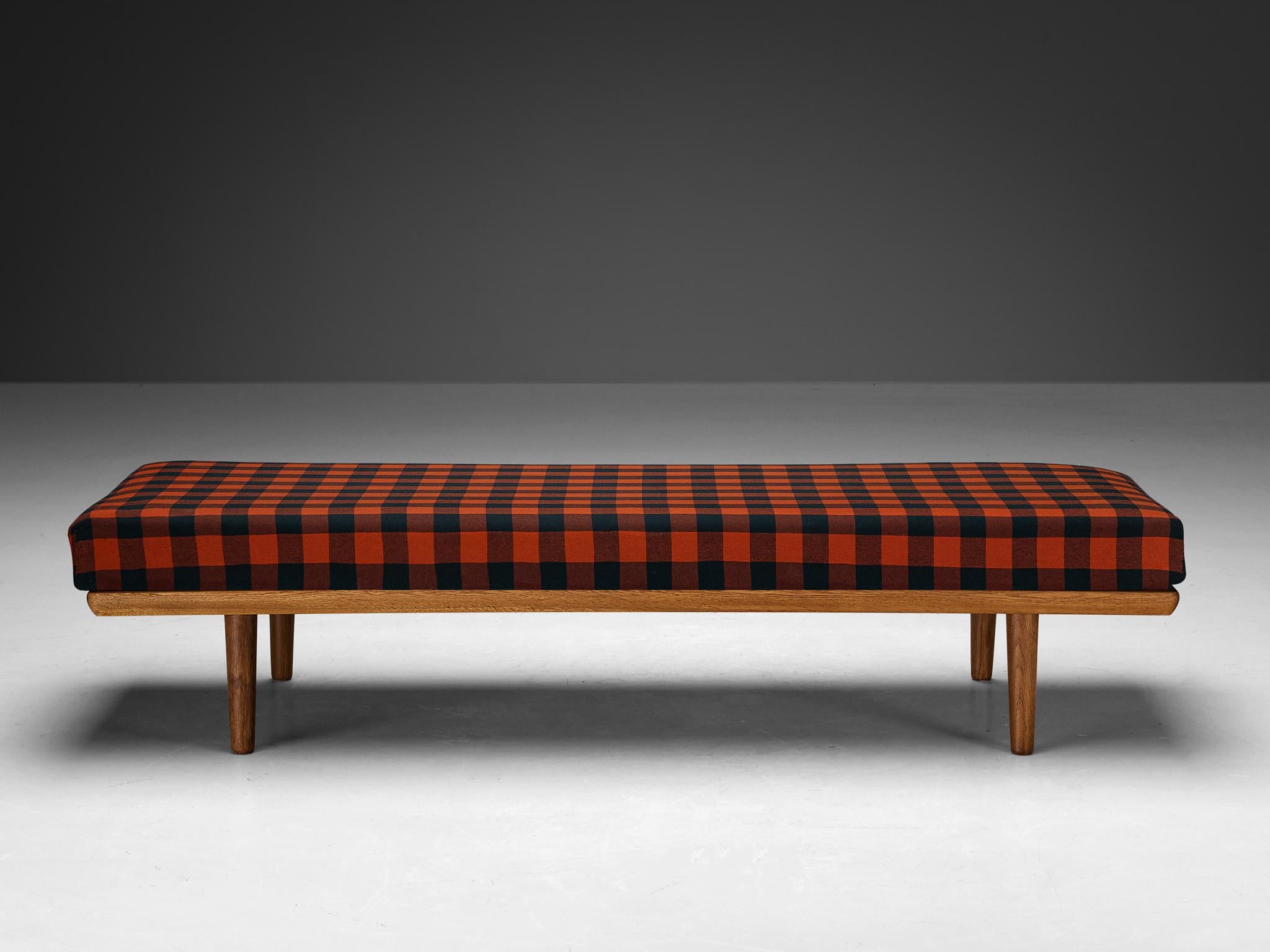 Scandinavian Modern Daybed in Oak and Pine In Good Condition In Waalwijk, NL
