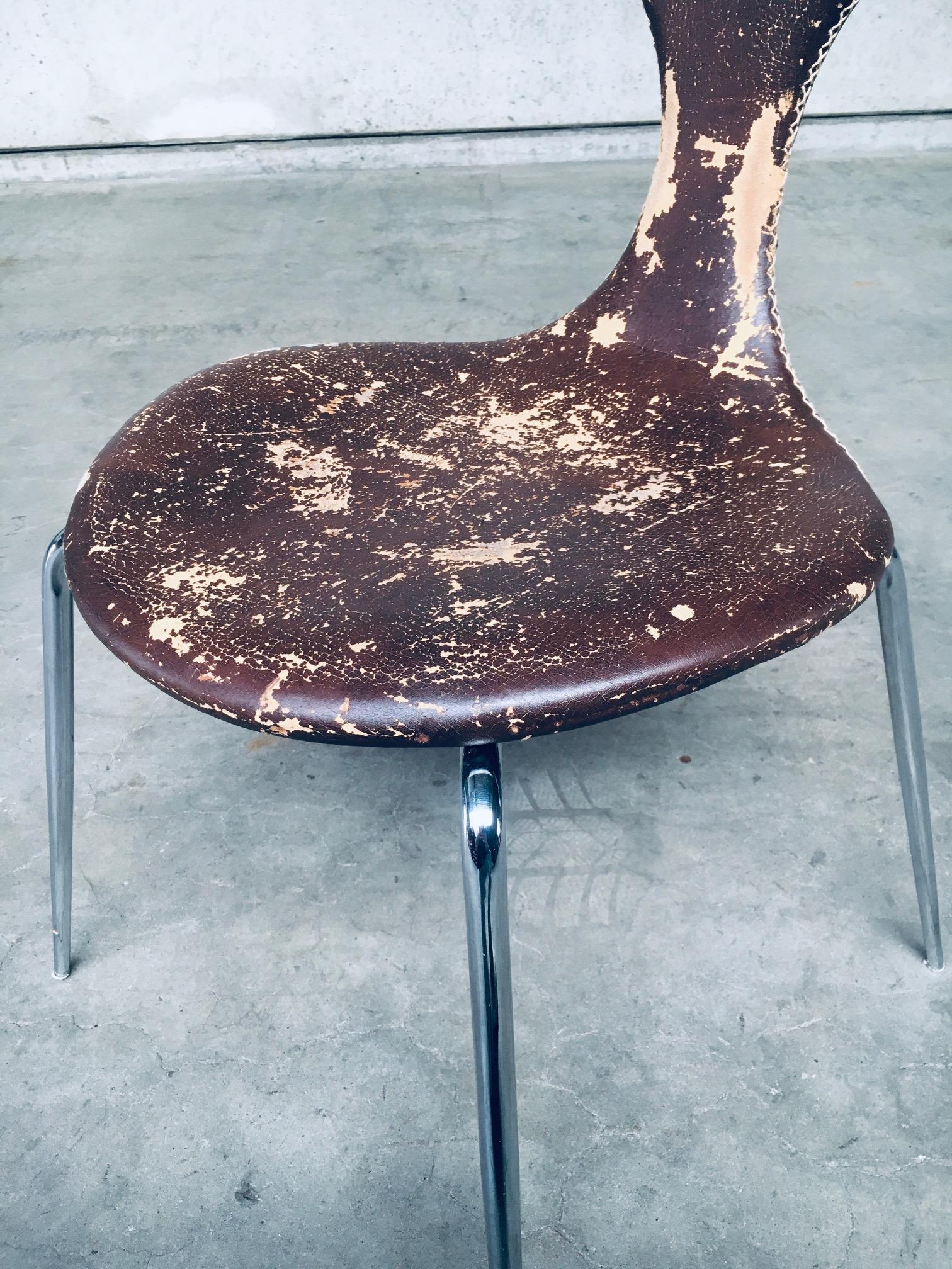 Scandinavian Modern Design 'Taurus' Dining Chair Set by Dan Form For Sale 8