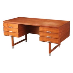 Scandinavian Modern Desk by Kai Kristiansen in Teak