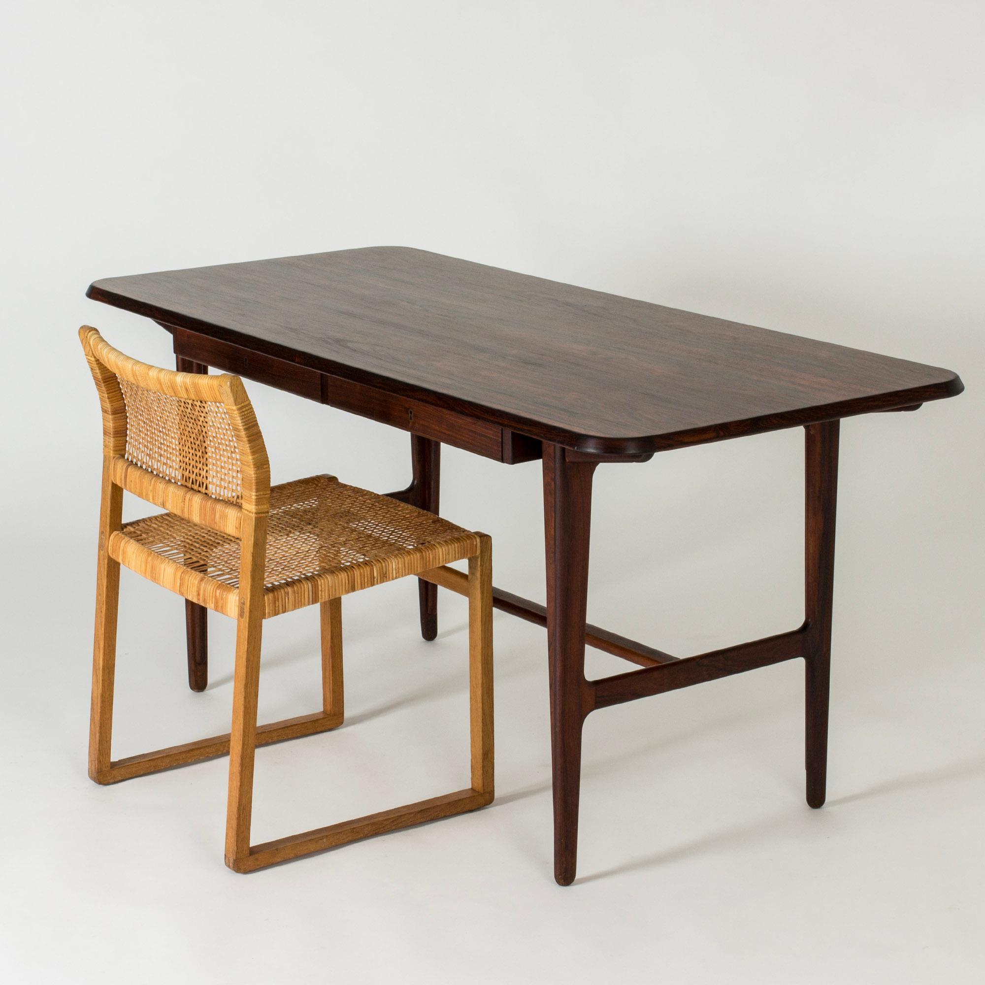 Scandinavian Modern Desk by Kurt Olsen, Denmark, 1950s For Sale 2