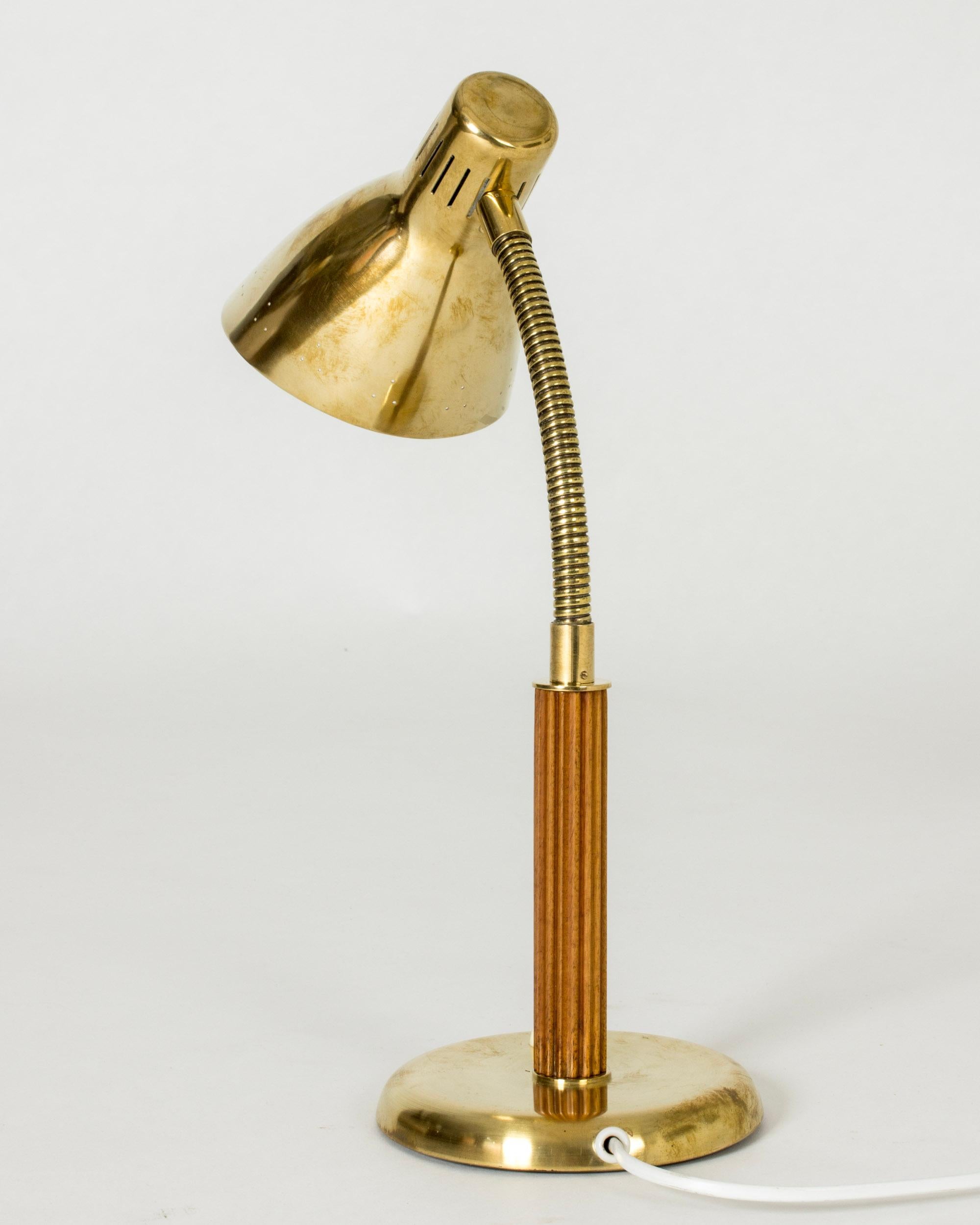 Mid-20th Century Scandinavian Modern Desk Lamp from Böhlmarks, Sweden, 1940s