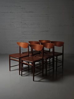 Vintage Scandinavian modern dining chair by Peter Hvidt, Denmark, 1950s