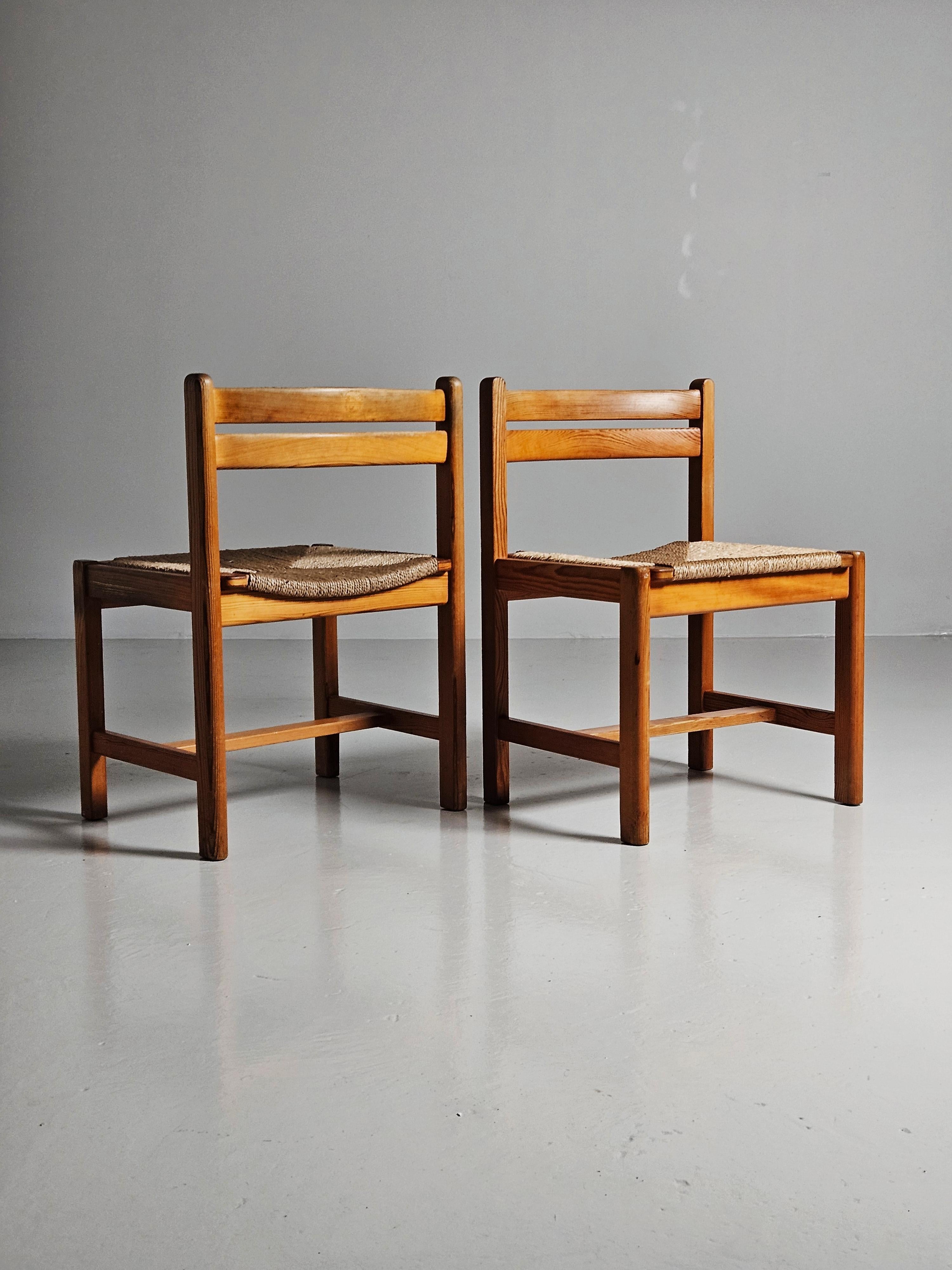 Scandinavian Modern Scandinavian modern dining chairs 'Asserbo' by Børge Mogensen, Sweden, 1960s  For Sale