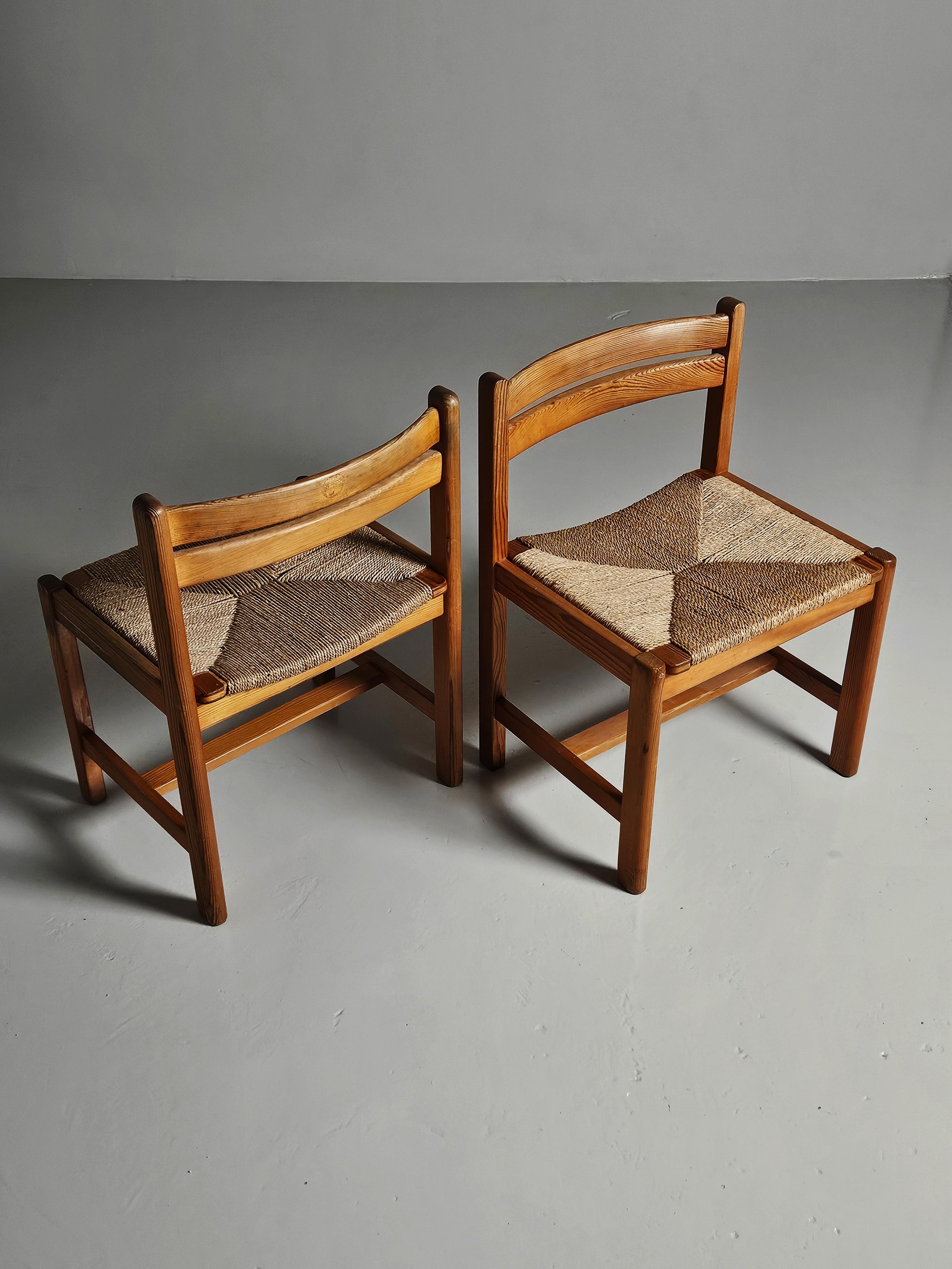 Swedish Scandinavian modern dining chairs 'Asserbo' by Børge Mogensen, Sweden, 1960s  For Sale