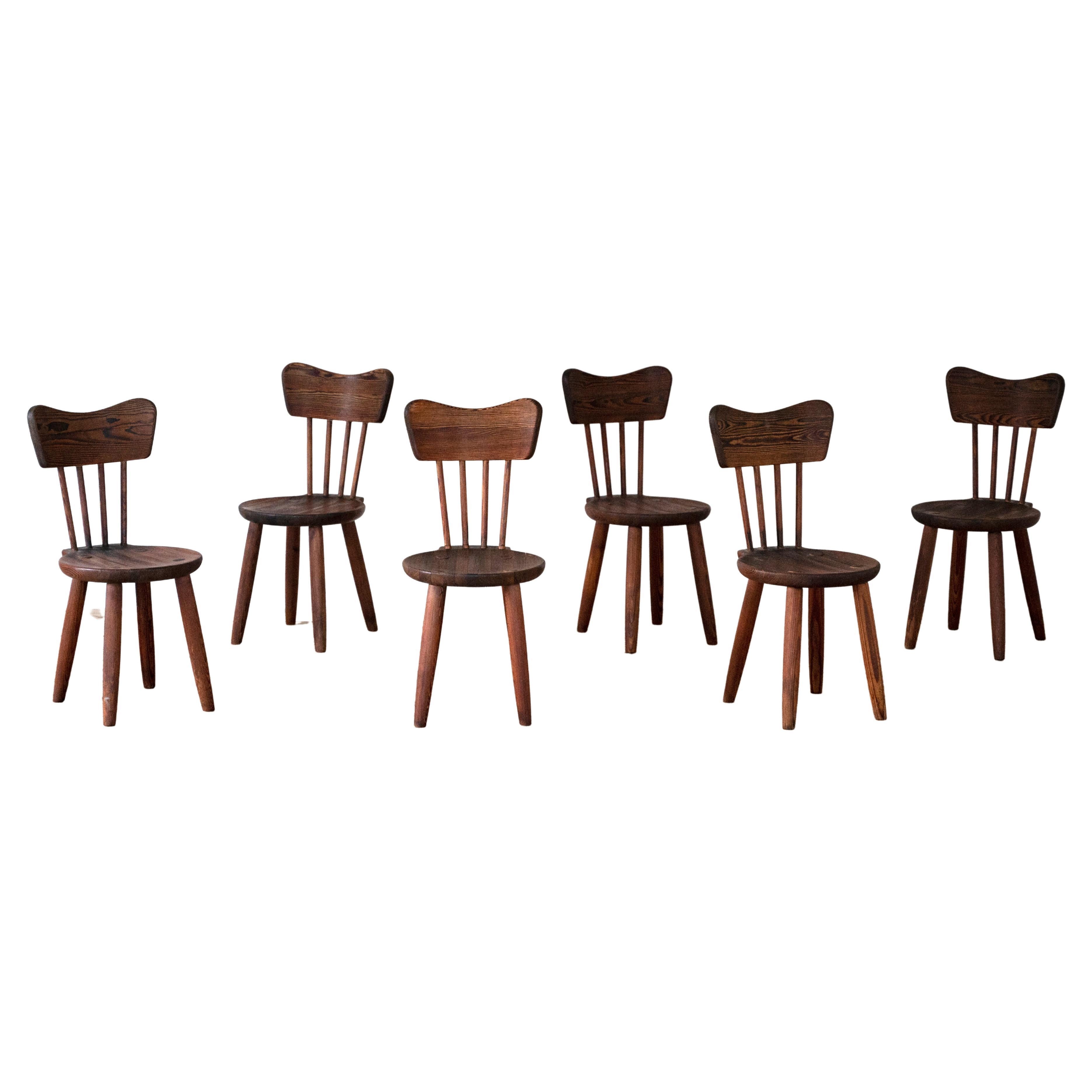 Scandinavian Modern Dining Chairs By Torsten Claeson For Sale